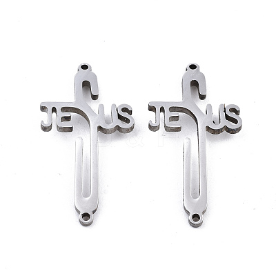 Tarnish Resistant 304 Stainless Steel Link Connectors STAS-T059-01P-1