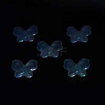 UV Plating Luminous Transparent Acrylic Beads LS-OACR-P010-11C-1