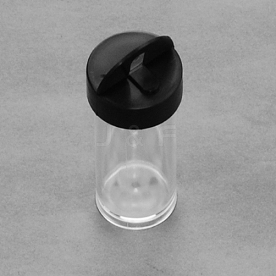 Plastic Bead Containers With Black Lid X-CON-S040-1