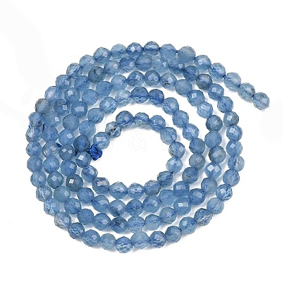 Natural Devil Blue Aquamarine Beads Strands GG-CBAF158-D01-05-1
