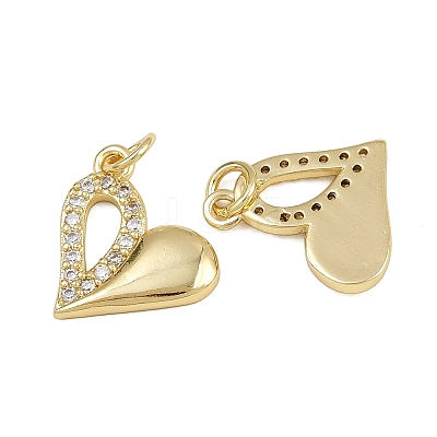 Brass Micro Pave Cubic Zirconia Pendants ZIRC-I367-11G-07-1