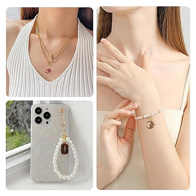 1Pc Brass Enamel Pendants ENAM-YW0009-21A-1