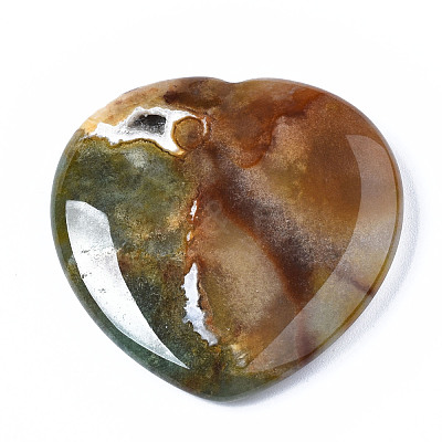 Natural  Mixed Stone Thumb Worry Stone G-N0325-01-1