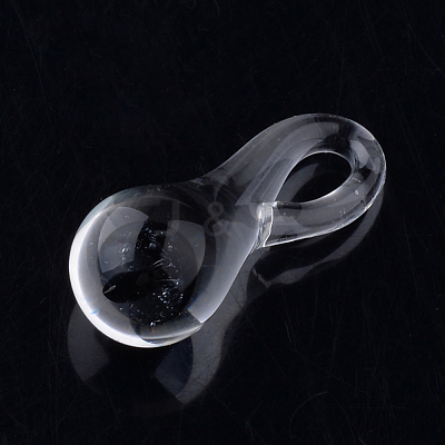 Handmade Lampwork Glass Pendants LAMP-Q028-12C-1