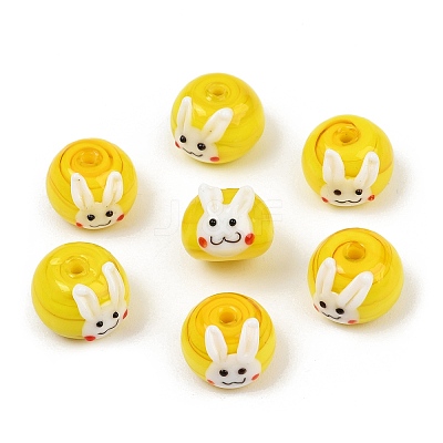 Handmade Bumpy Lampwork Beads LA-CBAFE51-01-1