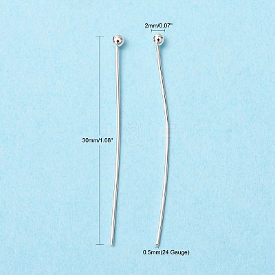 Brass Ball Head Pins X-KK-R020-07S-1