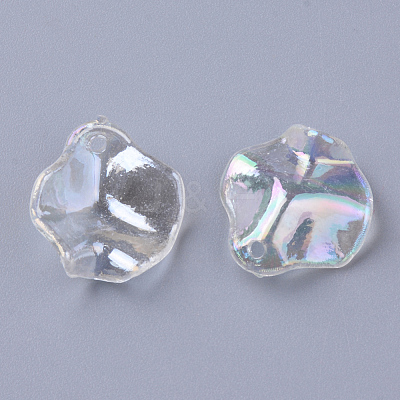 Transparent Acrylic Pendants X-MACR-N007-07E-1