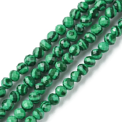 Synthetic Malachite Beads Strands G-F747-G01-02-1