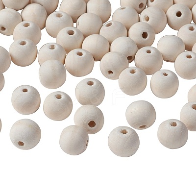Unfinished Wood Beads X-WOOD-S651-14mm-LF-1