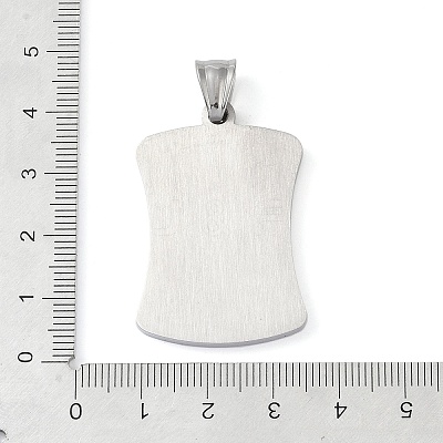 304 Stainless Steel Pendants LS-STAS-O008-01H-1