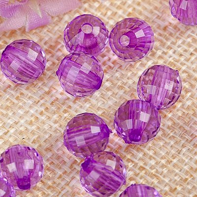 Transparent Acrylic Beads TACR-NH0001-B-19-1