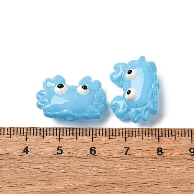 Transparent Glass Enamel Beads LAMP-V001-08J-1