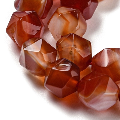 Natural Red Agate Beads Strands G-C085-A05-01-1