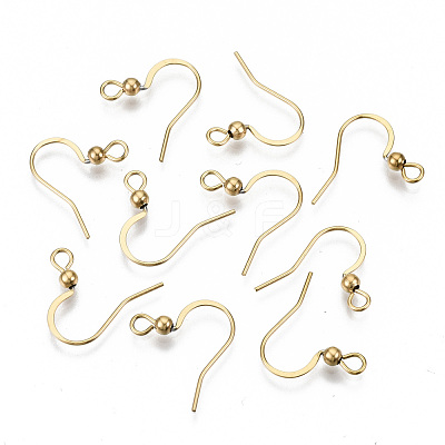 304 Stainless Steel French Earring Hooks X-STAS-S111-004G-NR-1