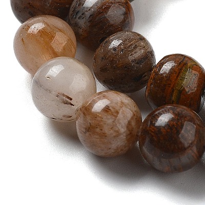 Natural Yellow Tiger Eye Beads Strands G-H238-8mm-1