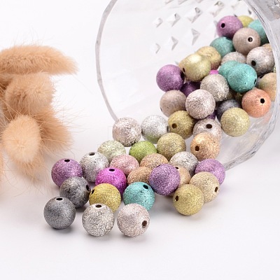 Spray Painted Acrylic Beads PB24P9286-1