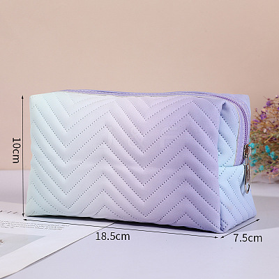 Gradient Portable PU Leather Makeup Storage Bag PAAG-PW0001-129C-1