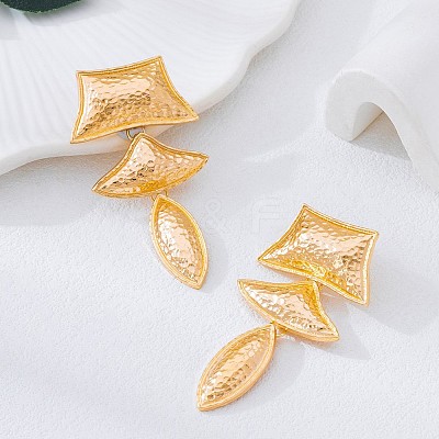 Alloy Stud Dangle Earrings for Women WG1603D-01-1