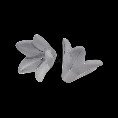 Frosted Acrylic Bead Caps AC-CBA1E6C-04-1