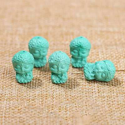 Natural Magnesite Carved Beads PW-WG81647-12-1