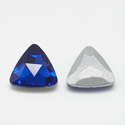 Pointed Back Glass Rhinestone Cabochons RGLA-T087-10mm-11-1