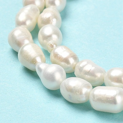 Natural Cultured Freshwater Pearl Beads Strands PEAR-E016-072-1