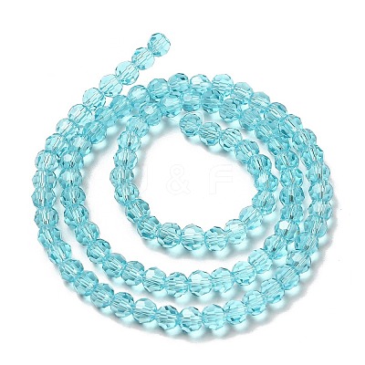 Transparent Glass Beads EGLA-A035-T4mm-D08-1