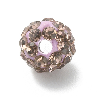 Rhinestone Pave Disco Ball Beads RB-TAC0002-02B-10-1