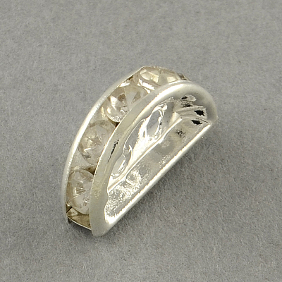 2-Hole Iron Grade A Rhinestone Bridge Spacers RB-R031-36-1