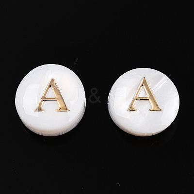 Natural Freshwater Shell Beads SHEL-N036-01A-1