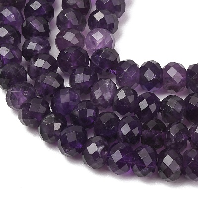 Natural Amethyst Beads Strands GG-CBA59DD-A01-5x8mm-1