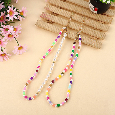 Handmade 610Pcs 10 Strands Polymer Clay Bead Strands CLAY-SC0001-37-1