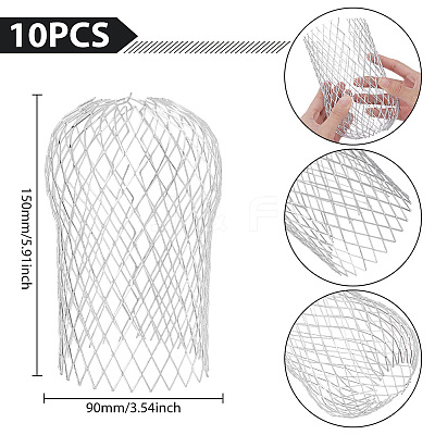 Aluminum Woven Wire Mesh AJEW-WH0596-242-1
