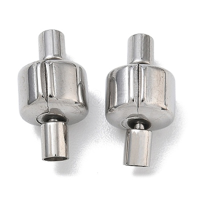 304 Stainless Steel European Clasps with Cord Ends SA-CBABC0F-06P-1