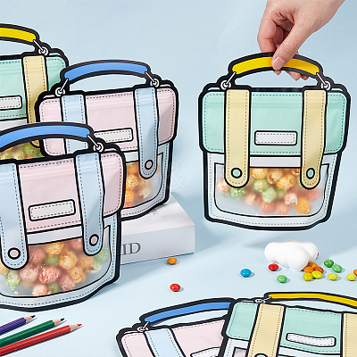 Cartoon Style Plastic Resealable Bags ABAG-SP0001-02E-1