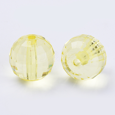 Transparent Acrylic Beads TACR-Q254-8mm-V21-1