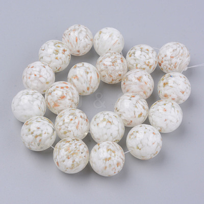 Handmade Gold Sand Lampwork Beads LAMP-S194-008C-04-1