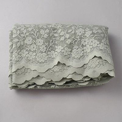 Polyester Lace Fabric DIY-WH0750-211C-1