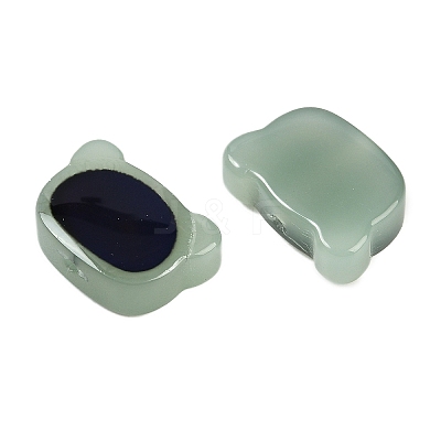 Two Tone Glass Mood Beads GLAA-Z007-09E-1