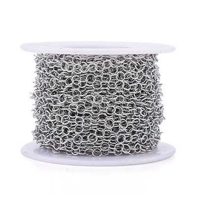 Tarnish Resistant 304 Stainless Steel Rolo Chains CHS-F011-08A-P-1