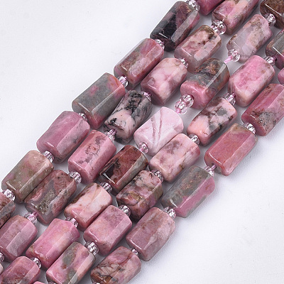 Natural Rhodonite Beads Strands G-S345-8x11-017-1