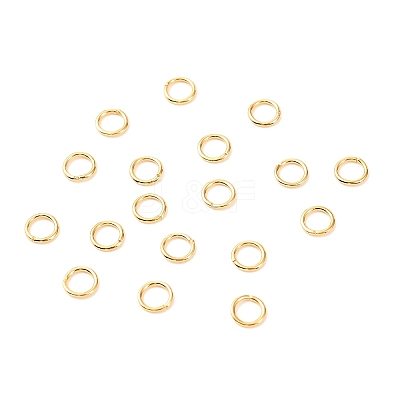Brass Open Jump Rings X-KK-F824-108B-G-1