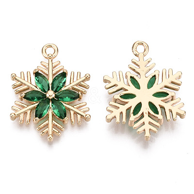 Christmas Brass Glass Pendants KK-R111-009-A01-1