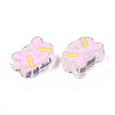 Transparent Acrylic Beads ACRC-T002-01C-1