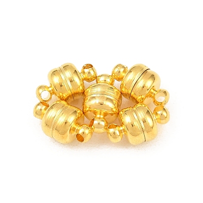 Brass Magnetic Clasps with Loops X-KK-H361-G-1