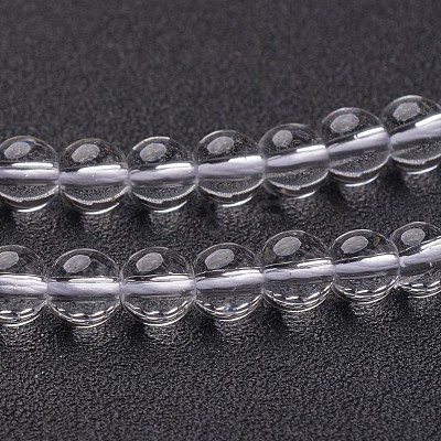 Synthetic Quartz Crystal Beads Strands X-GSR6mmA039-1-1