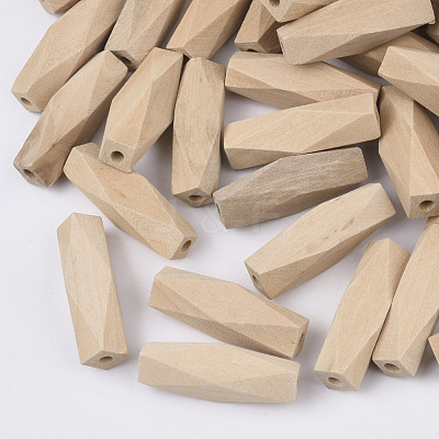 Natural Wood Beads WOOD-Q039-05I-1