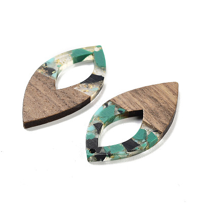 Walnut Wood Pendants FIND-Z050-06G-1