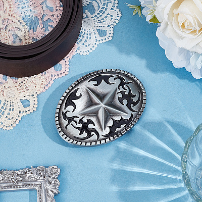 Zinc Alloy Buckles FIND-GF0009-21B-1