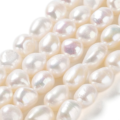 Natural Cultured Freshwater Pearl Beads Strands PEAR-Z002-09-1